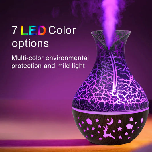 LED Vase Humidifier (7 Different Colors)