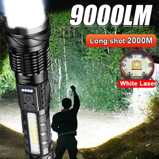 LED High Strong 9000 LM Flashlight (W/7 Modes)